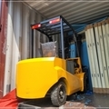 Refrigerated panels and forklift arrived