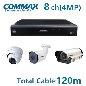 COMMAX(4MP) Install Package-8Cam