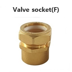 Valve socket(M, F) for stainless corrugated Tube