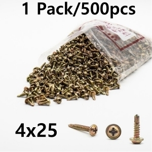 Direct Screw/Steel tapping screw-500Pcs(4X25)