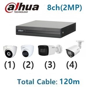 DAHUA(2MP) Install Package-8Cam