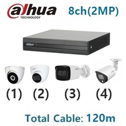 DAHUA(2MP) Package set-8Cam